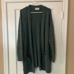 Beautiful green knit cardigan